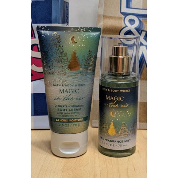 Bath & Body Works Winter Holiday Mini FFM Mists & Body Creams Collection of 7 - Picture 4 of 6